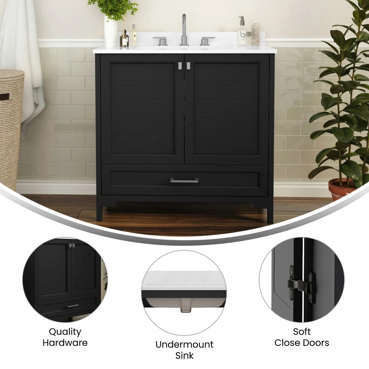 Bathroom Vanity With Drawers