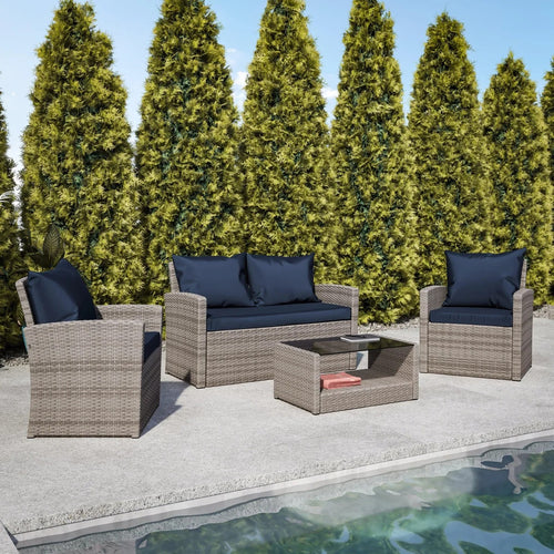 Four-Piece Outdoor Furniture Set